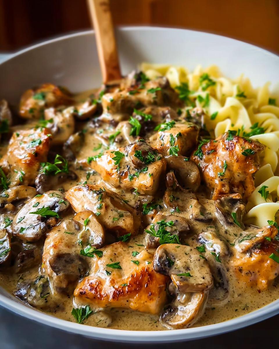 Rich Chicken Stroganoff - detail 1