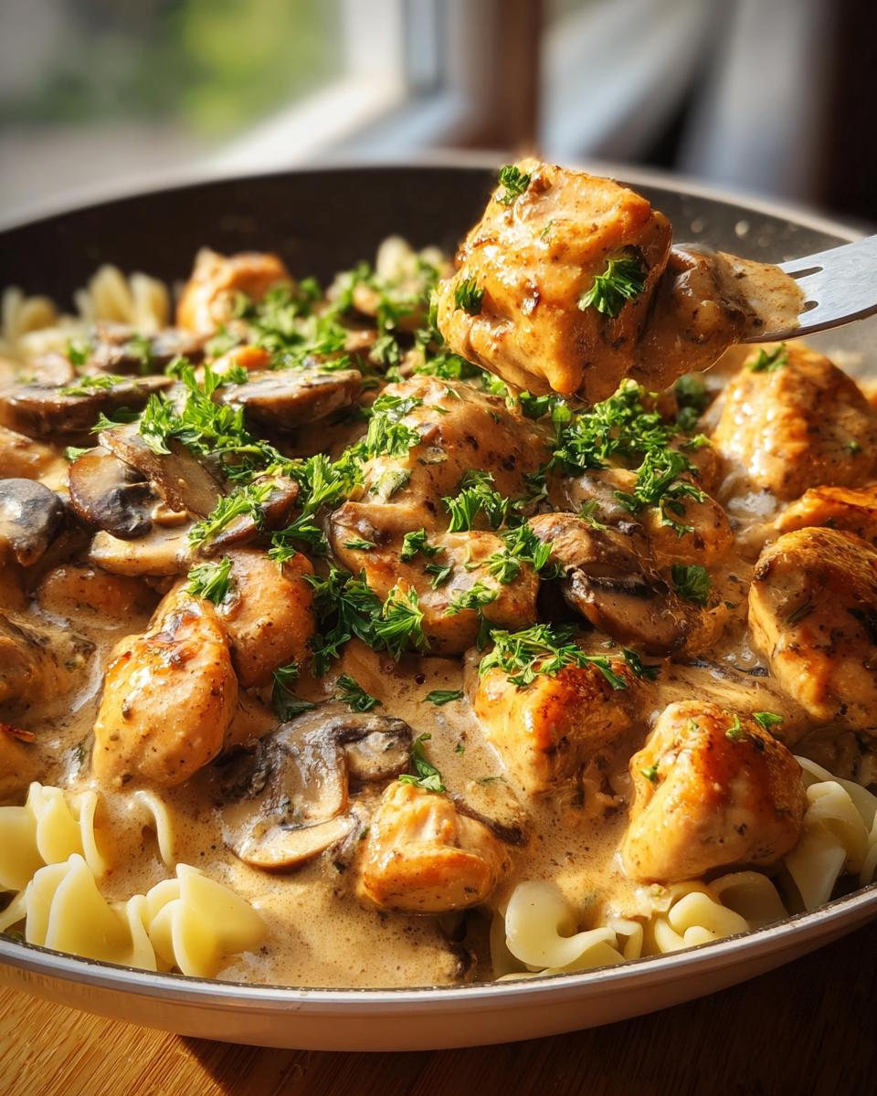 Rich Chicken Stroganoff - detail 1
