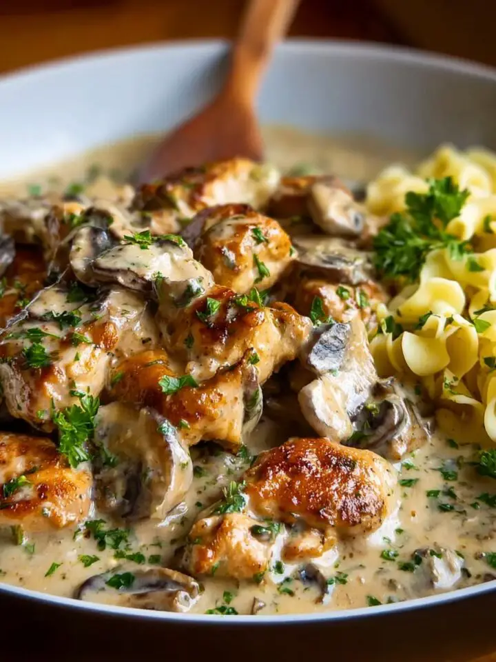 Rich Chicken Stroganoff