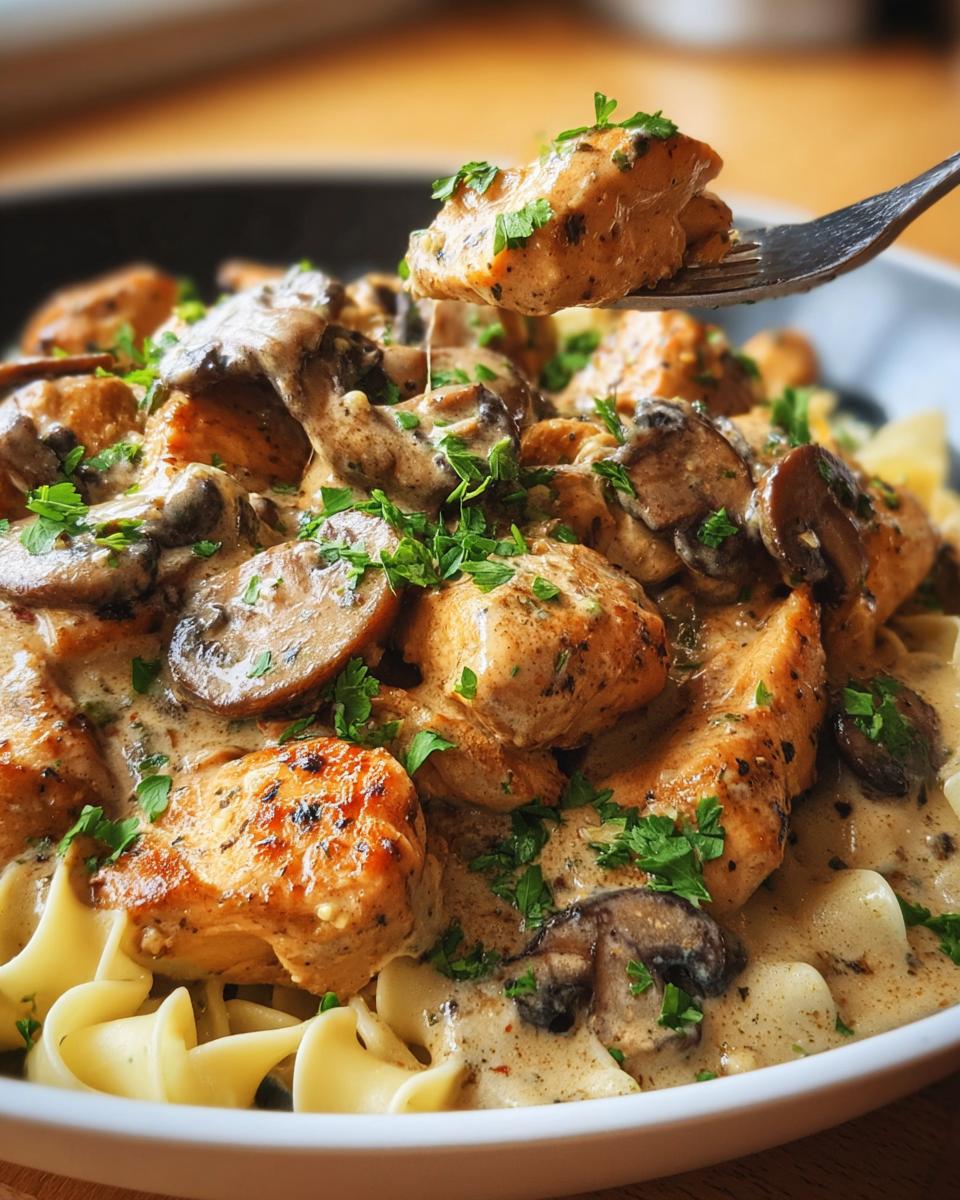 Rich Chicken Stroganoff - detail 2