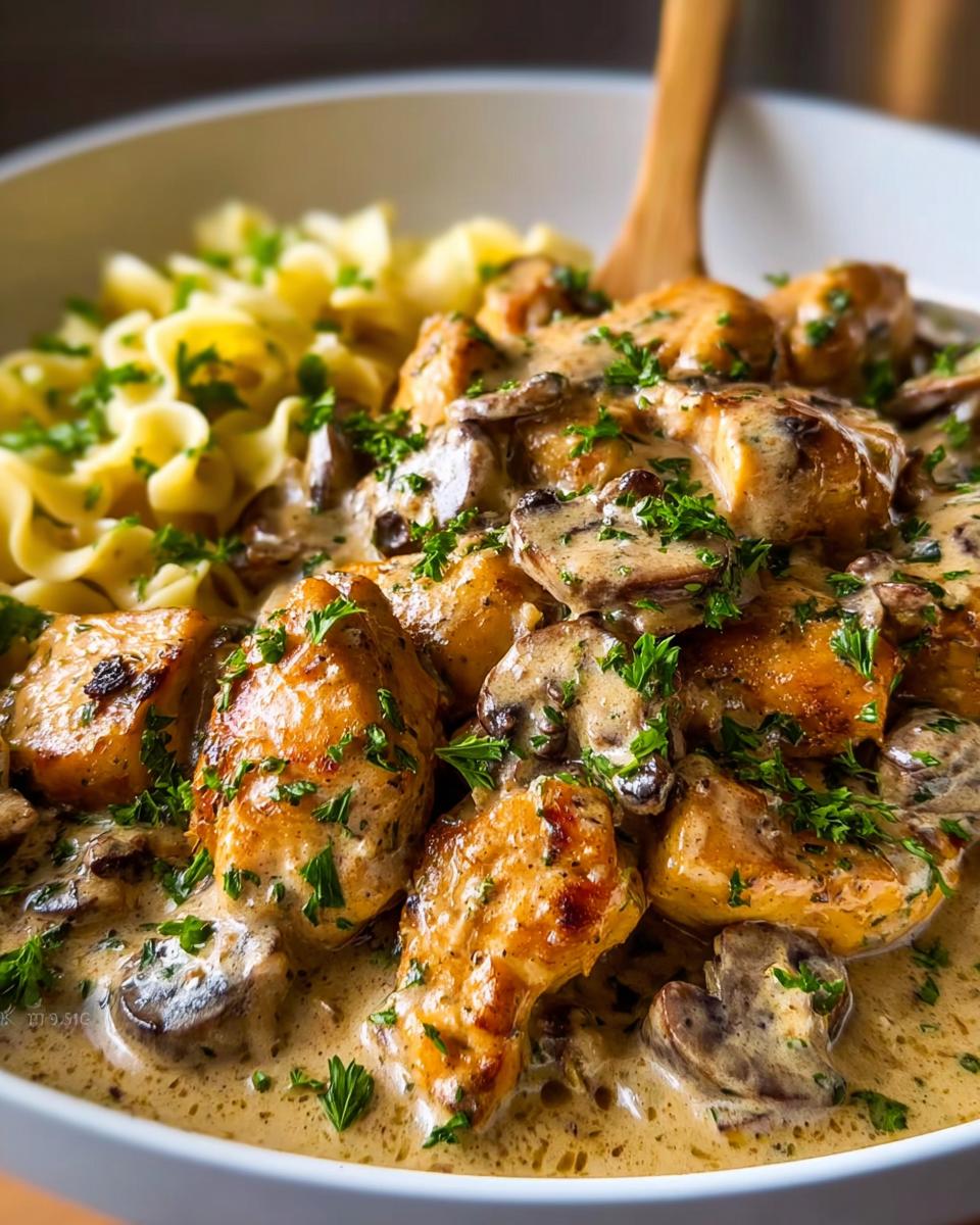 Rich Chicken Stroganoff - detail 2