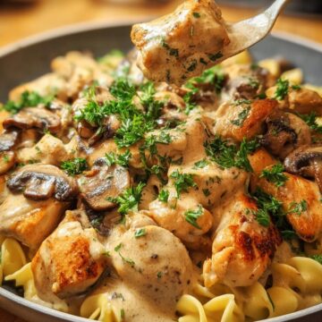Rich Chicken Stroganoff