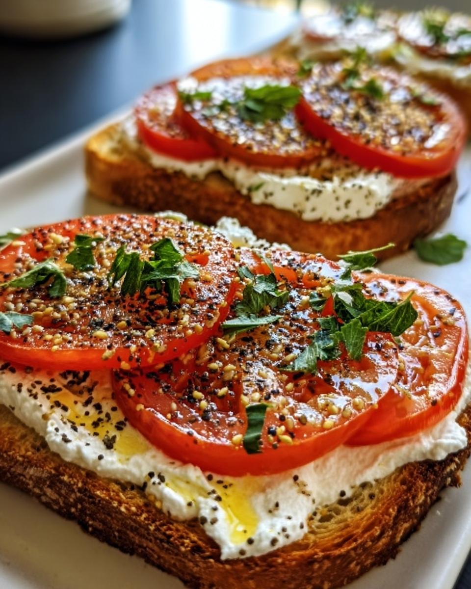 Ricotta & Tomato Sourdough Toast - detail 2