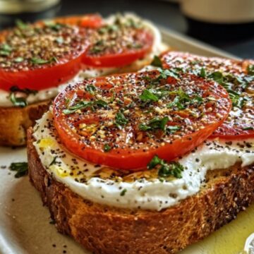 Ricotta & Tomato Sourdough Toast