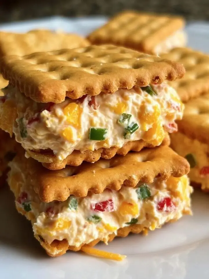 Ritz Cracker Party Sandwiches