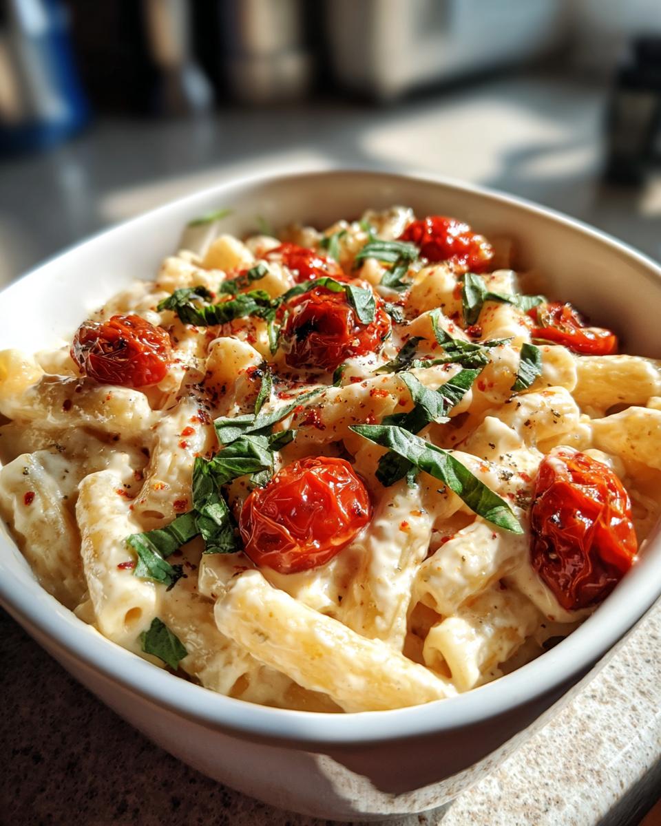 Roasted Tomato and Garlic Ricotta Pasta - detail 1
