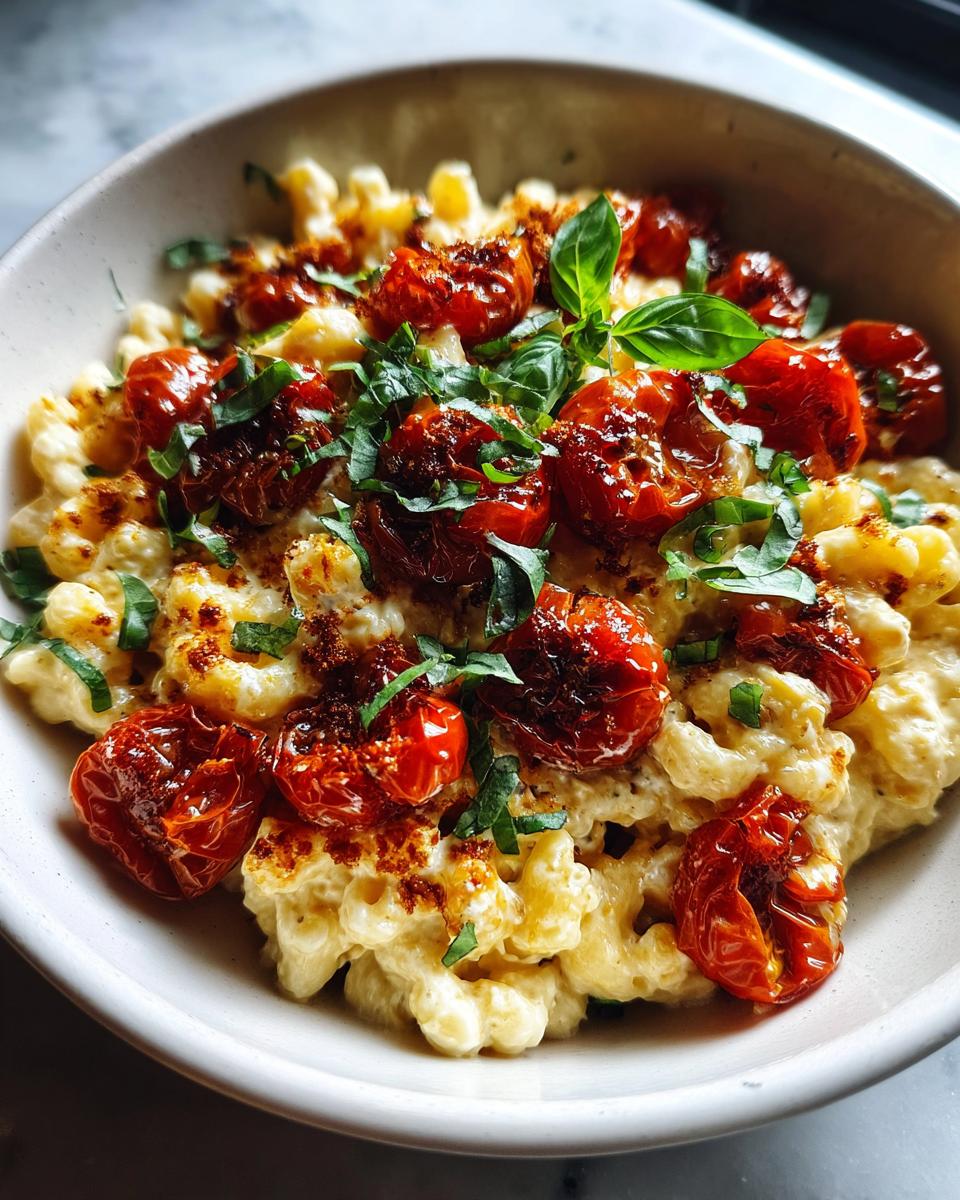 Roasted Tomato and Garlic Ricotta Pasta - detail 2