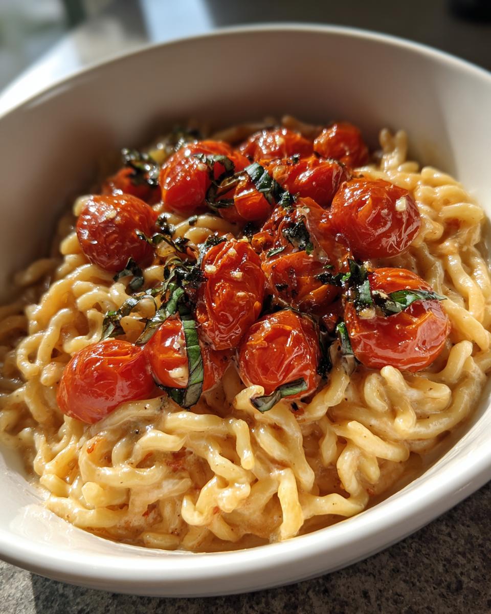 Roasted Tomato and Garlic Ricotta Pasta - detail 3