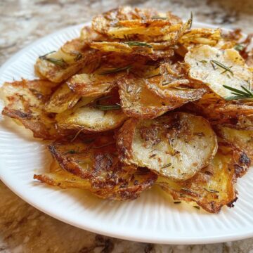 Rosemary Roasted Potato Peelings