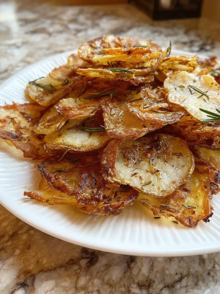 Rosemary Roasted Potato Peelings