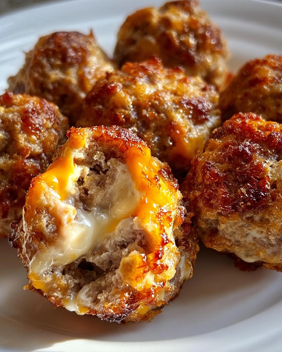 Rotel Cream Cheese Sausage Balls - detail 2