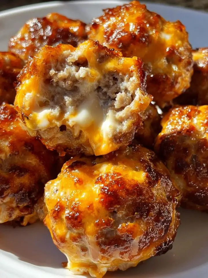 Rotel Cream Cheese Sausage Balls