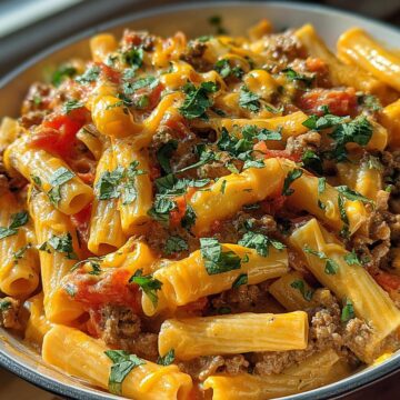 Rotel Pasta Fiesta | Creamy, Cheesy Tex-Mex Dinner Delight
