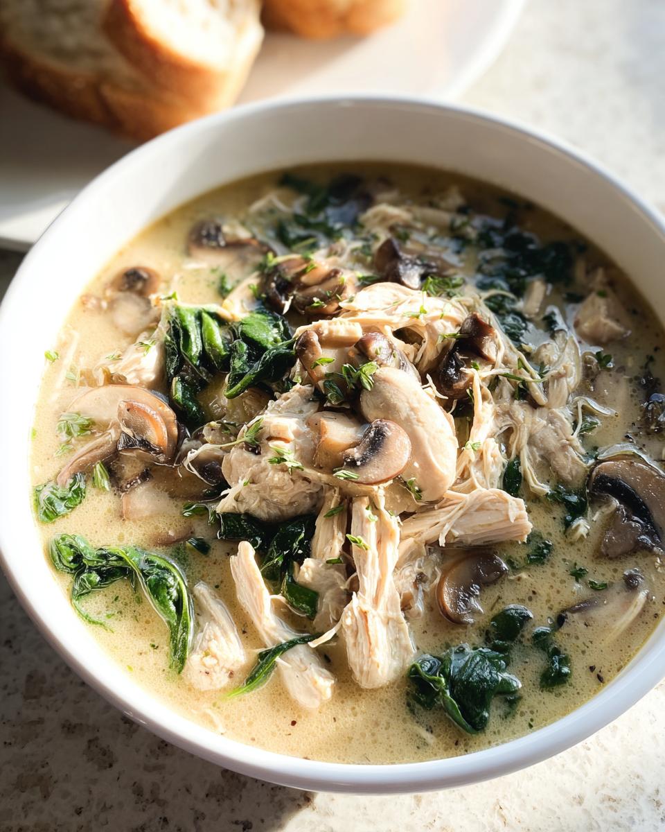 Rotisserie Chicken and Mushroom Soup - detail 1