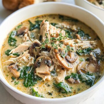 Rotisserie Chicken and Mushroom Soup