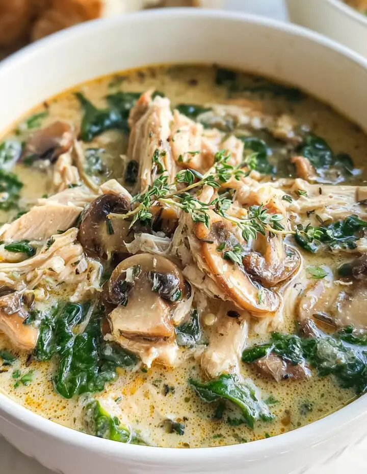Rotisserie Chicken and Mushroom Soup