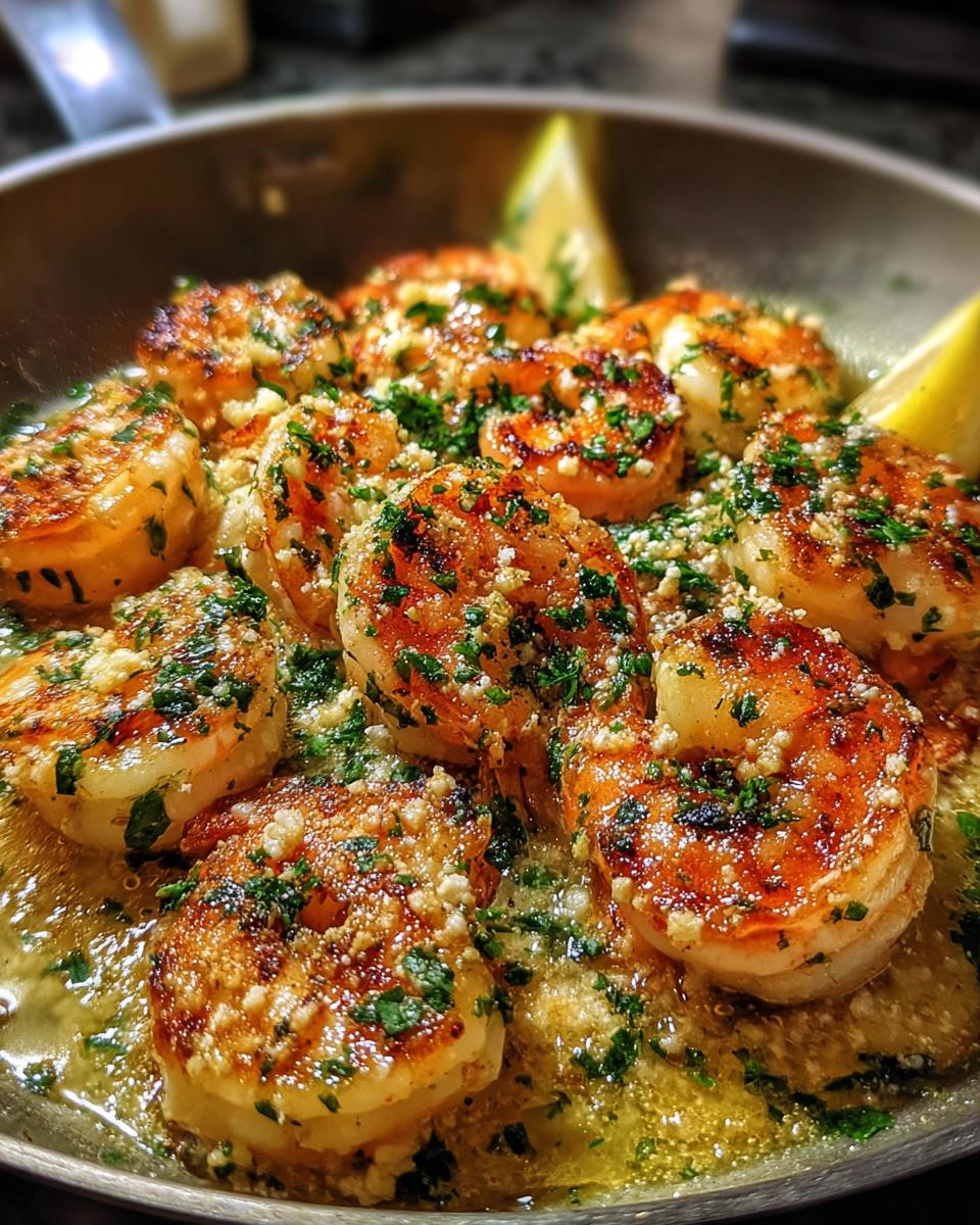Ruth’s Chris Garlic Parmesan Shrimp Skillet - detail 1