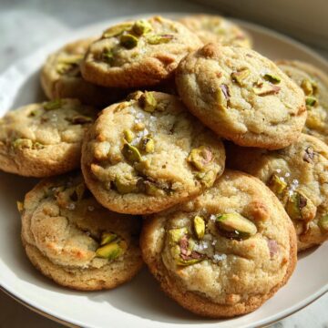 Salted Honey Pistachio Cookies