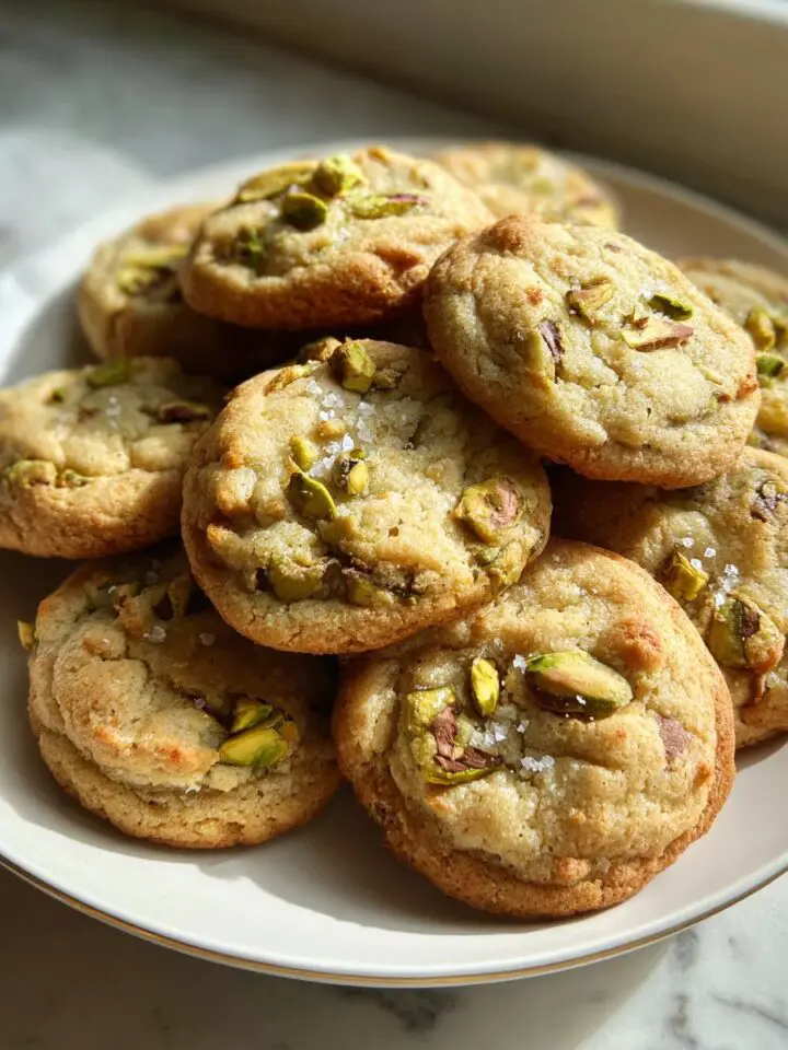 Salted Honey Pistachio Cookies