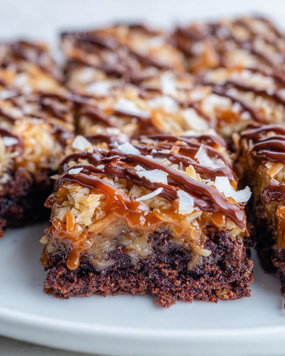 Samoa Brownies - detail 1