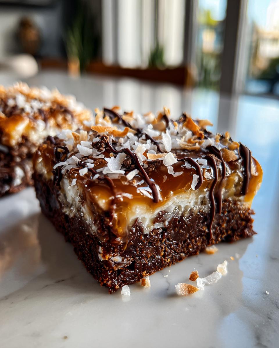 Samoa Brownies - detail 1