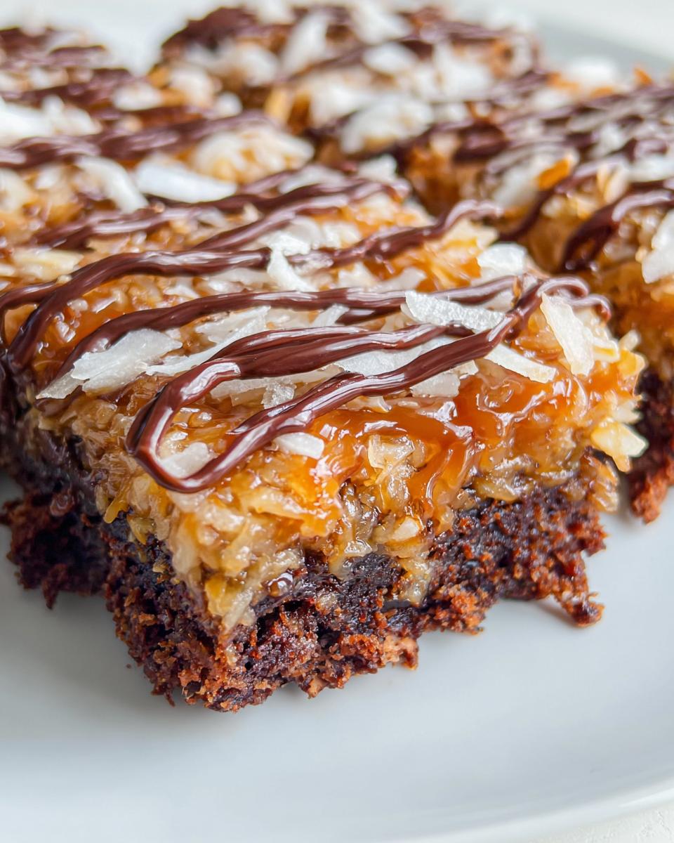 Samoa Brownies - detail 2