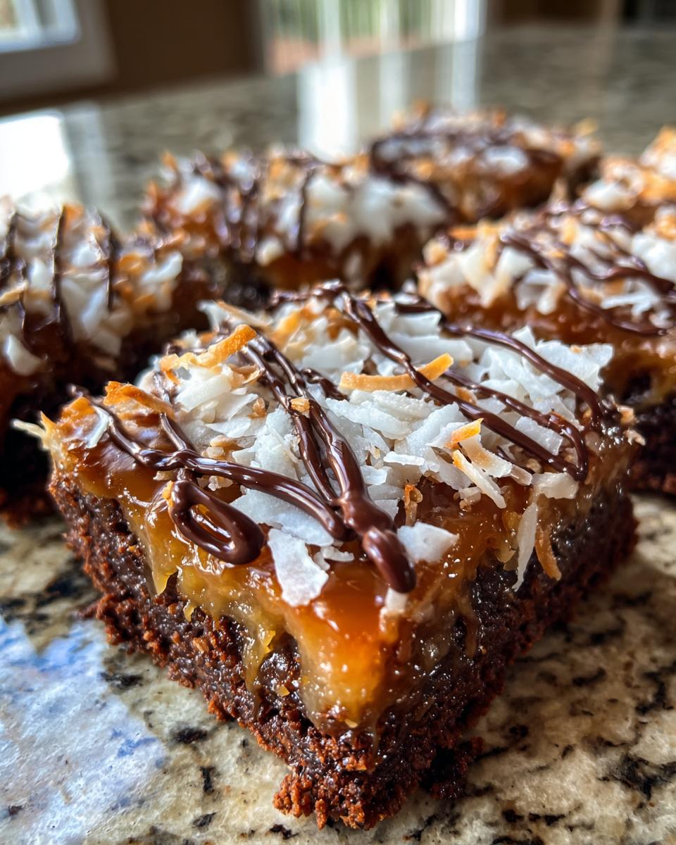 Samoa Brownies - detail 2