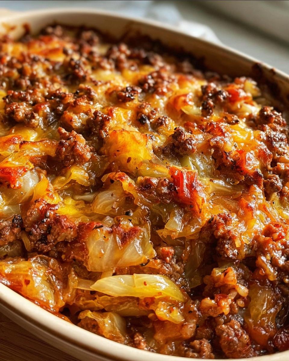 Savory Cabbage Beef Bake - detail 1