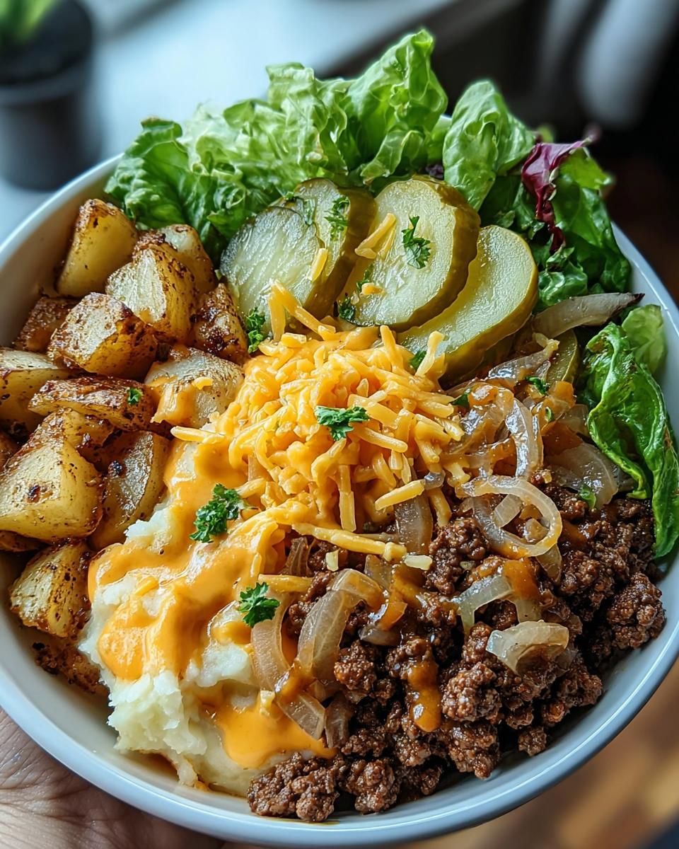 Savory Smash Burger Bowl - detail 1