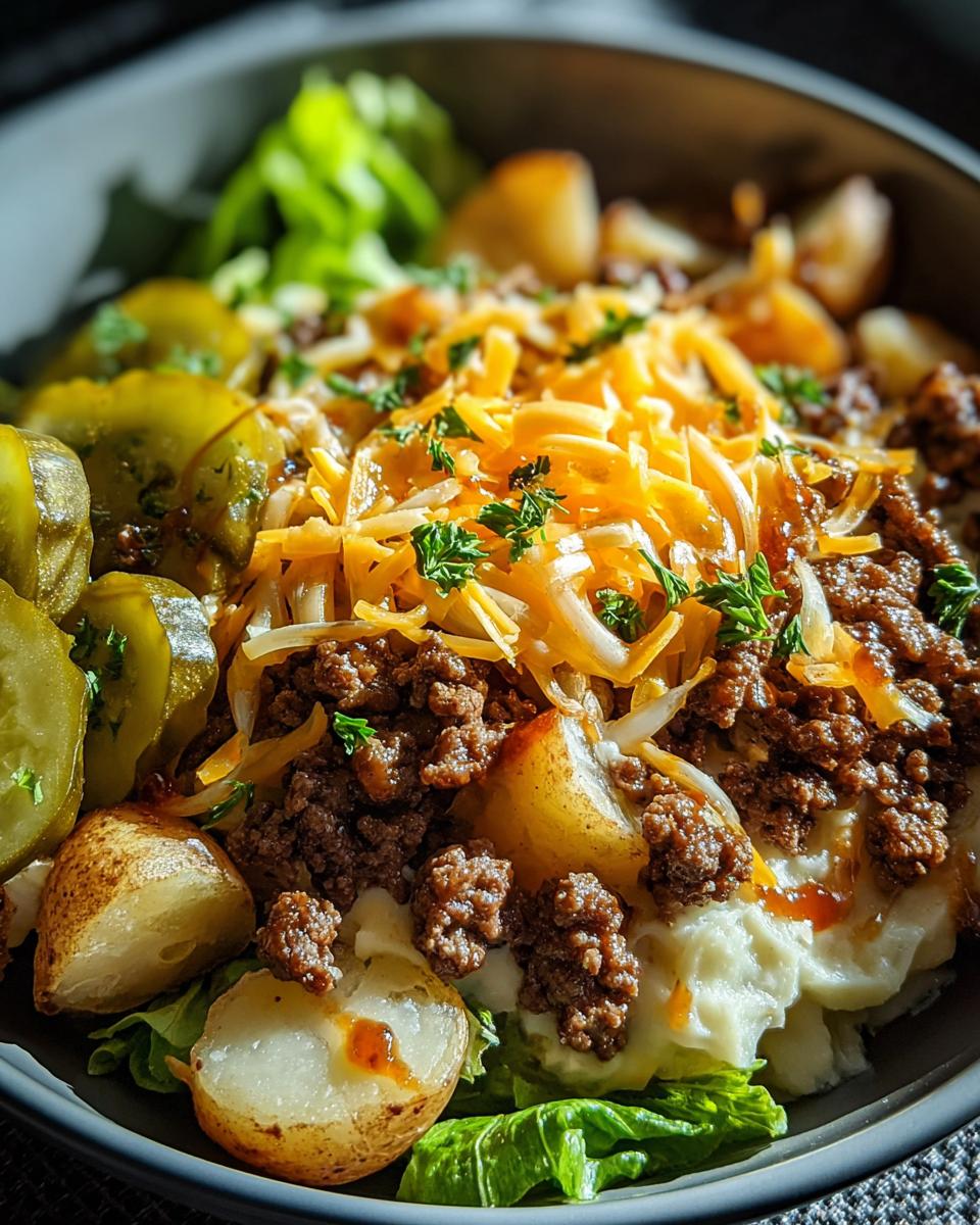 Savory Smash Burger Bowl - detail 2