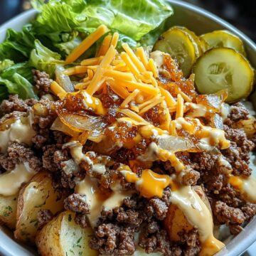 Savory Smash Burger Bowl