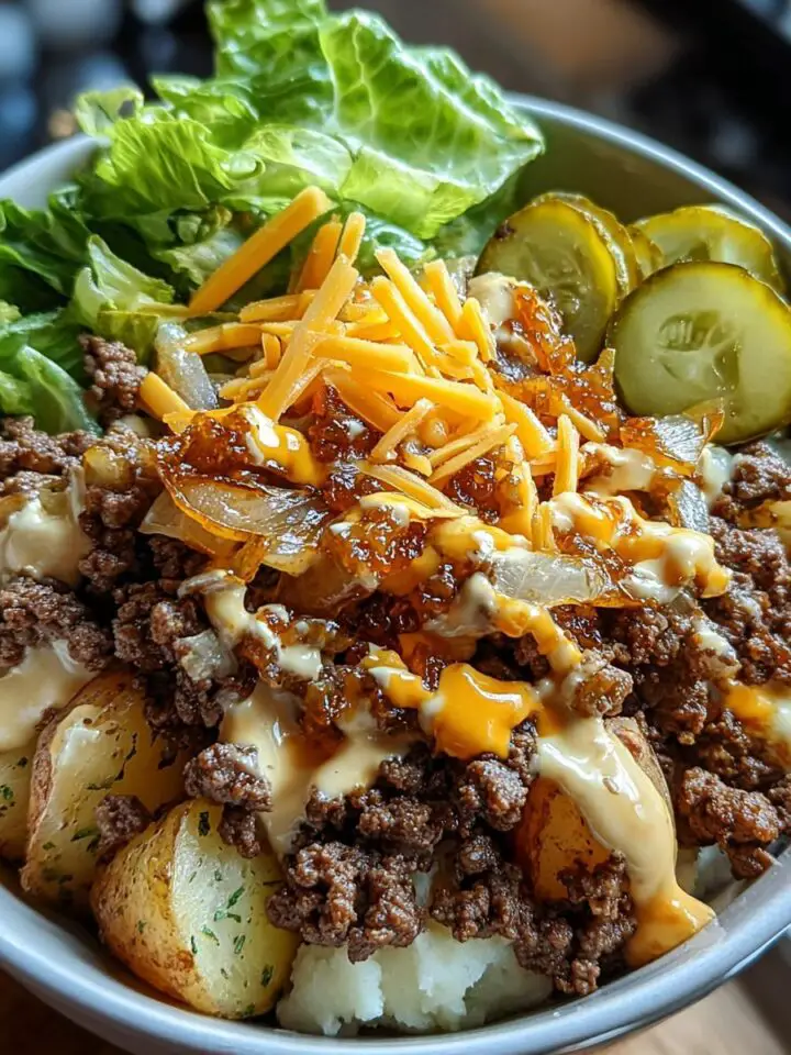 Savory Smash Burger Bowl