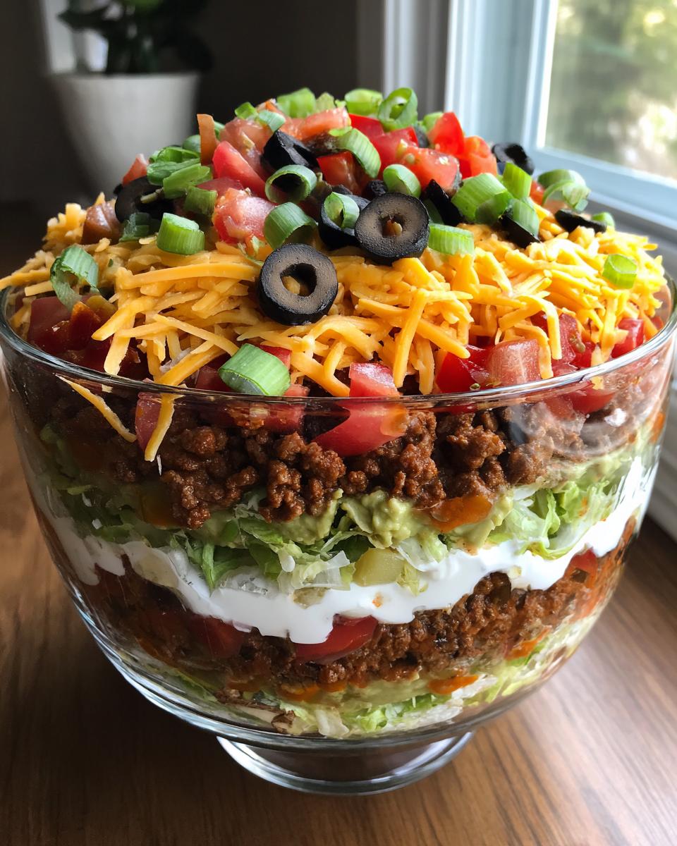 Seven-Layer Taco Salad - detail 1