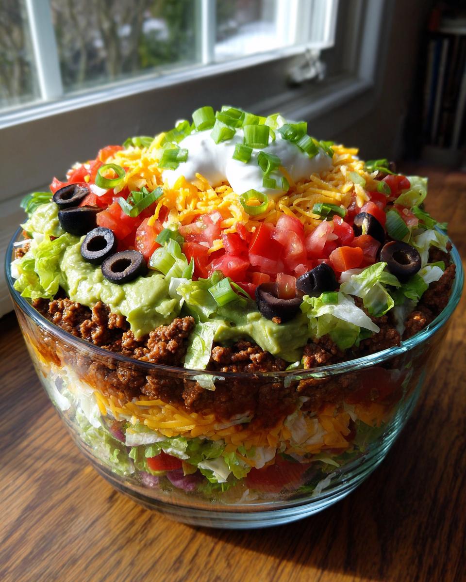 Seven-Layer Taco Salad - detail 3