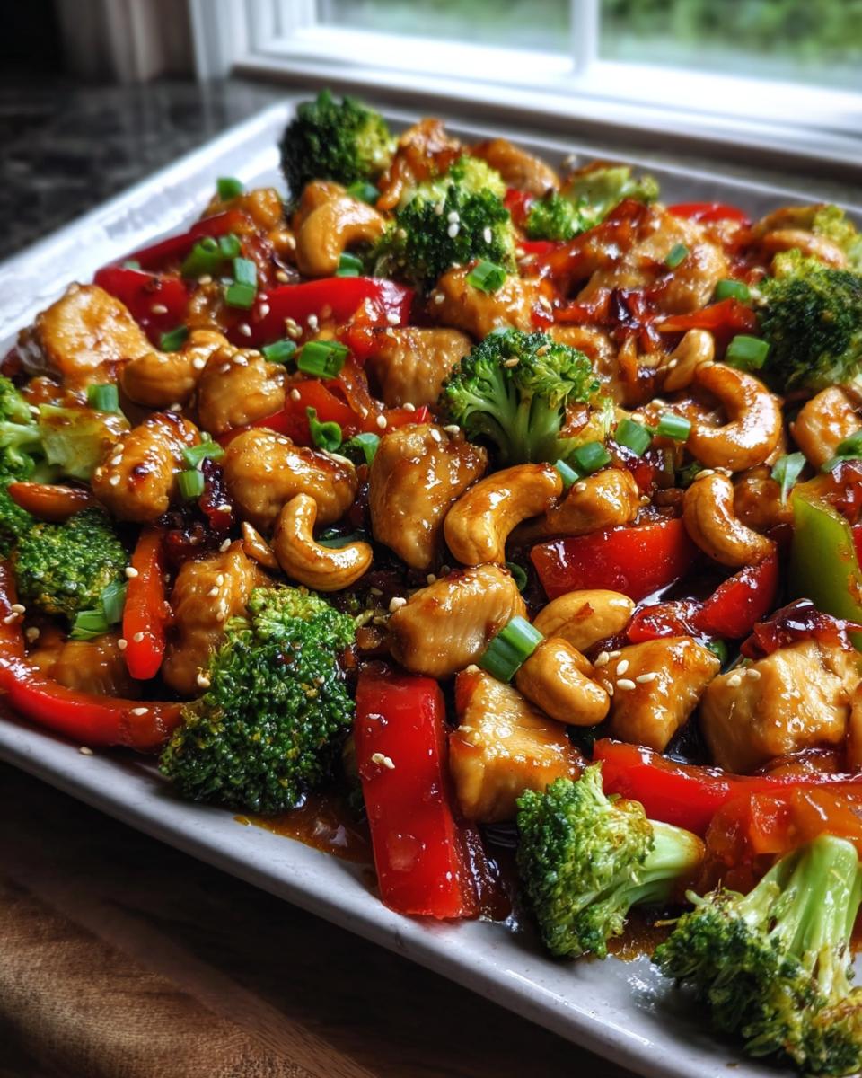 Sheet Pan Cashew Chicken - detail 1