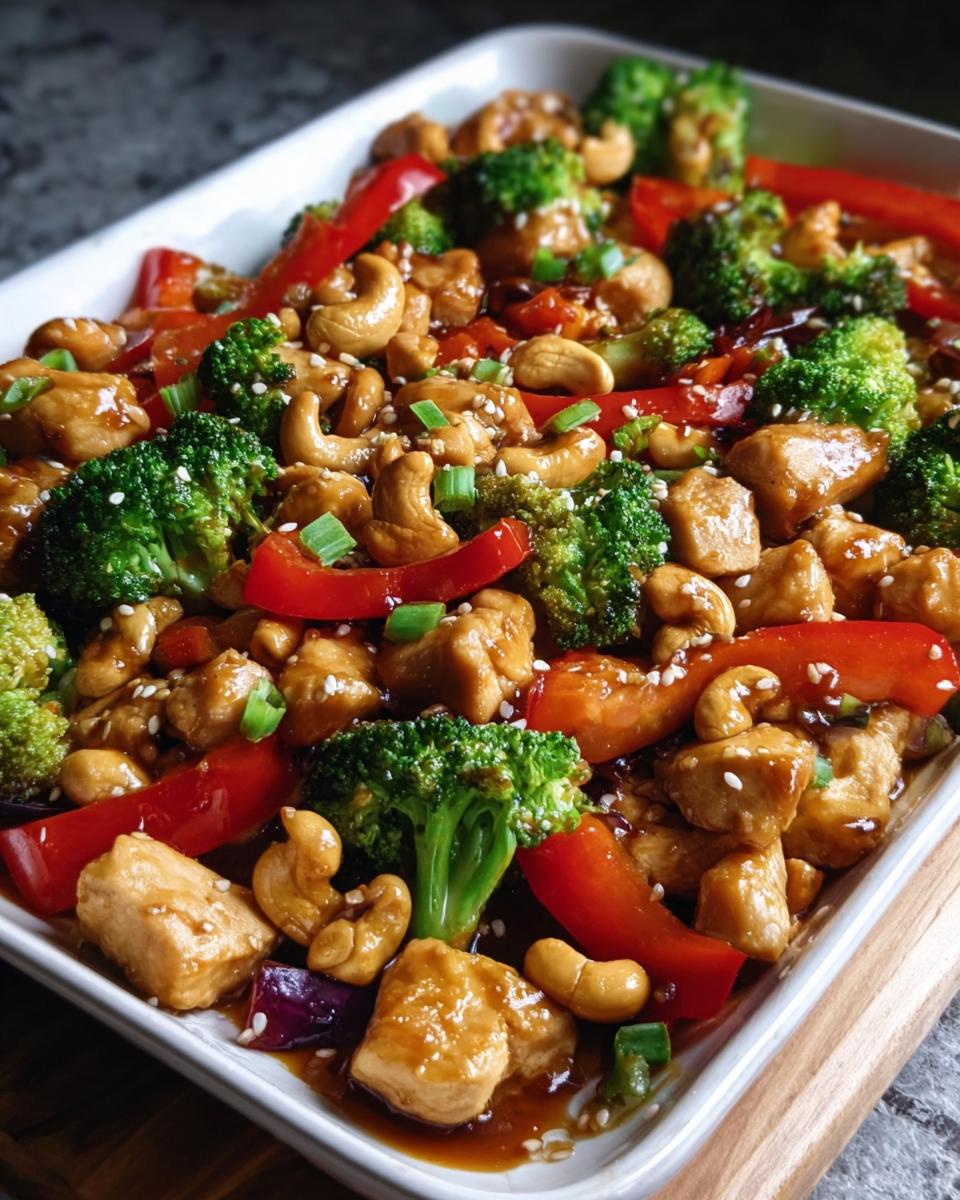 Sheet Pan Cashew Chicken - detail 2