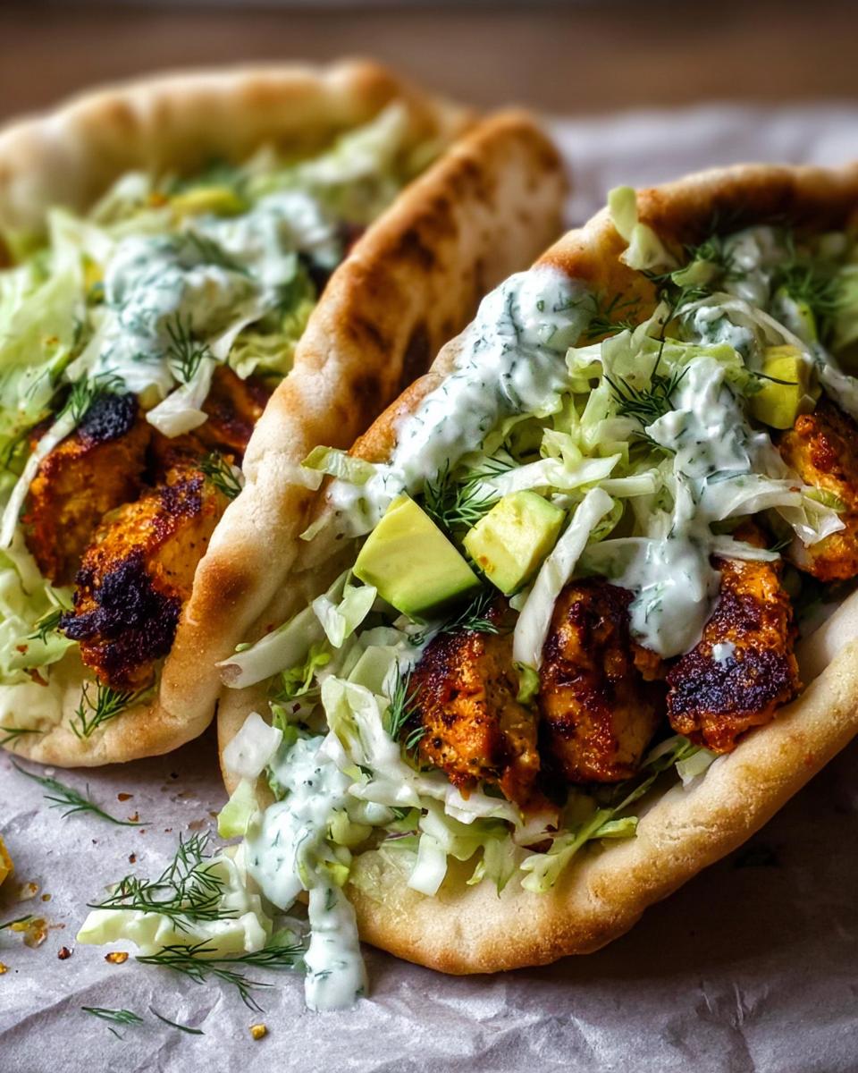 Sheet Pan Chicken Pitas with Herby Ranch - detail 1