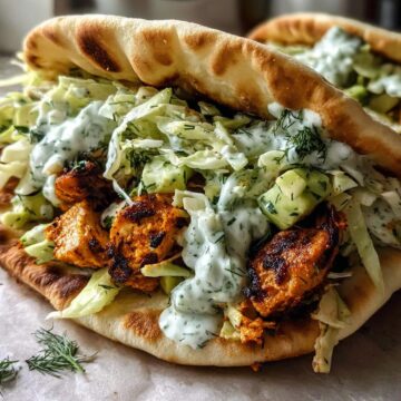 Sheet Pan Chicken Pitas with Herby Ranch