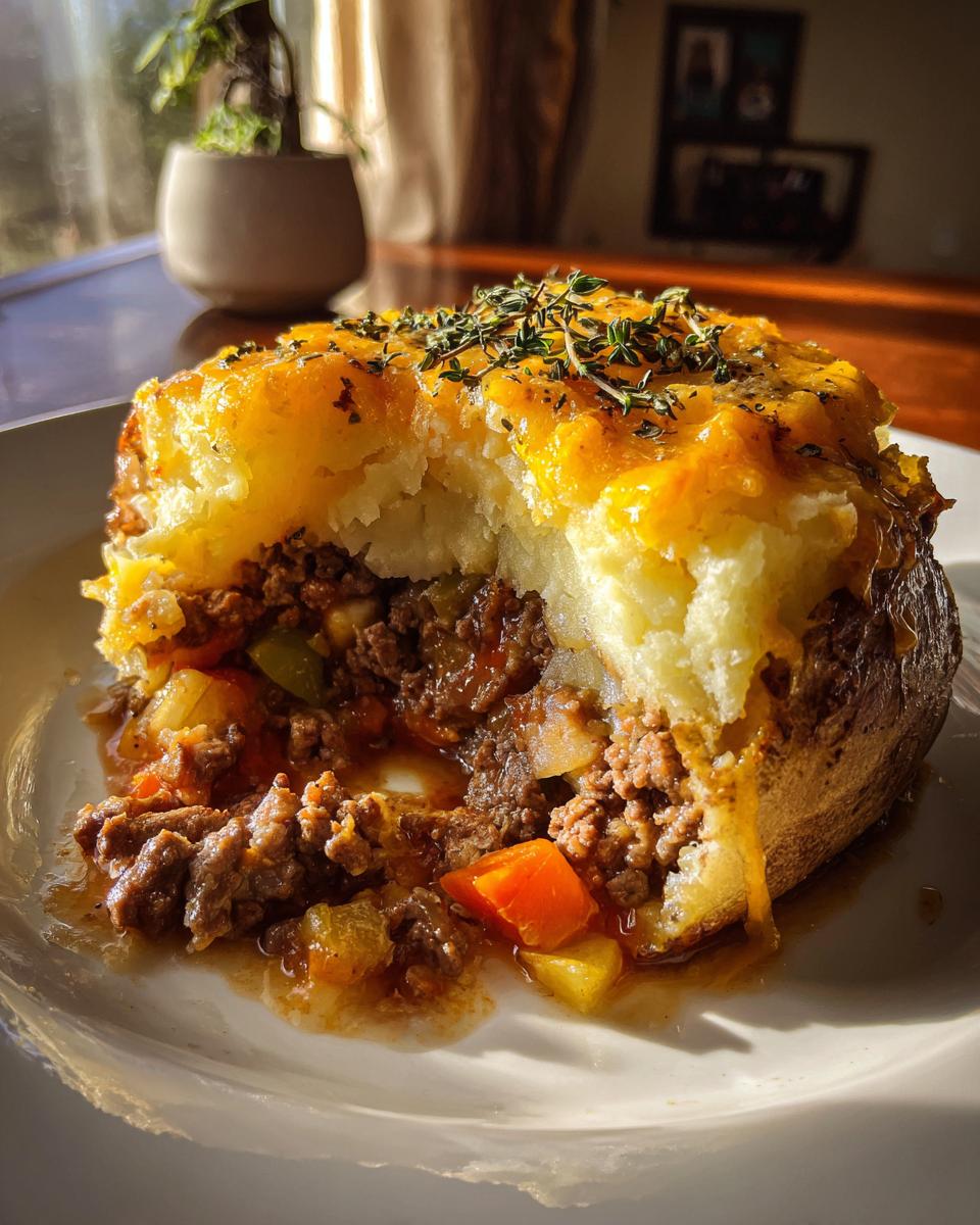 Shepherd’s Pie Baked Potato - detail 1