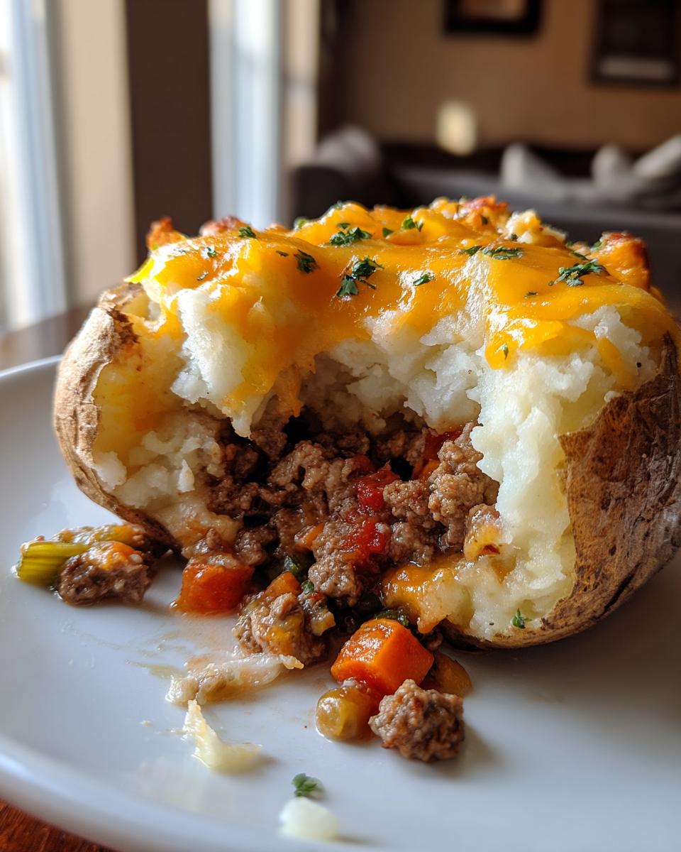 Shepherd’s Pie Baked Potato - detail 2