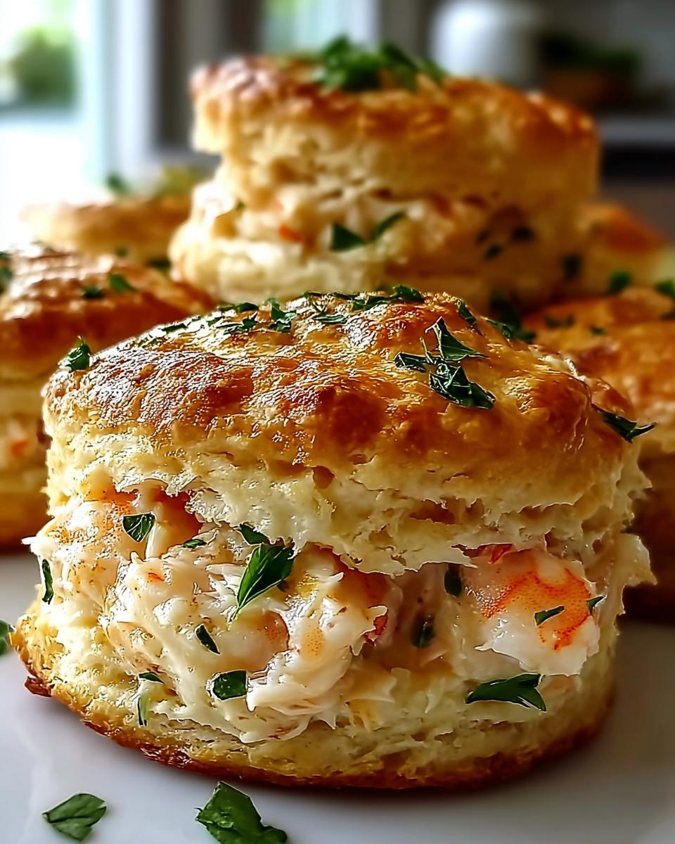 Shrimp Crab Biscuit Melts - detail 1