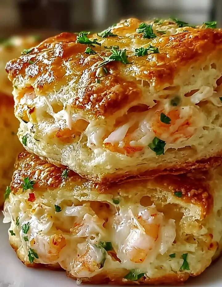 Shrimp Crab Biscuit Melts