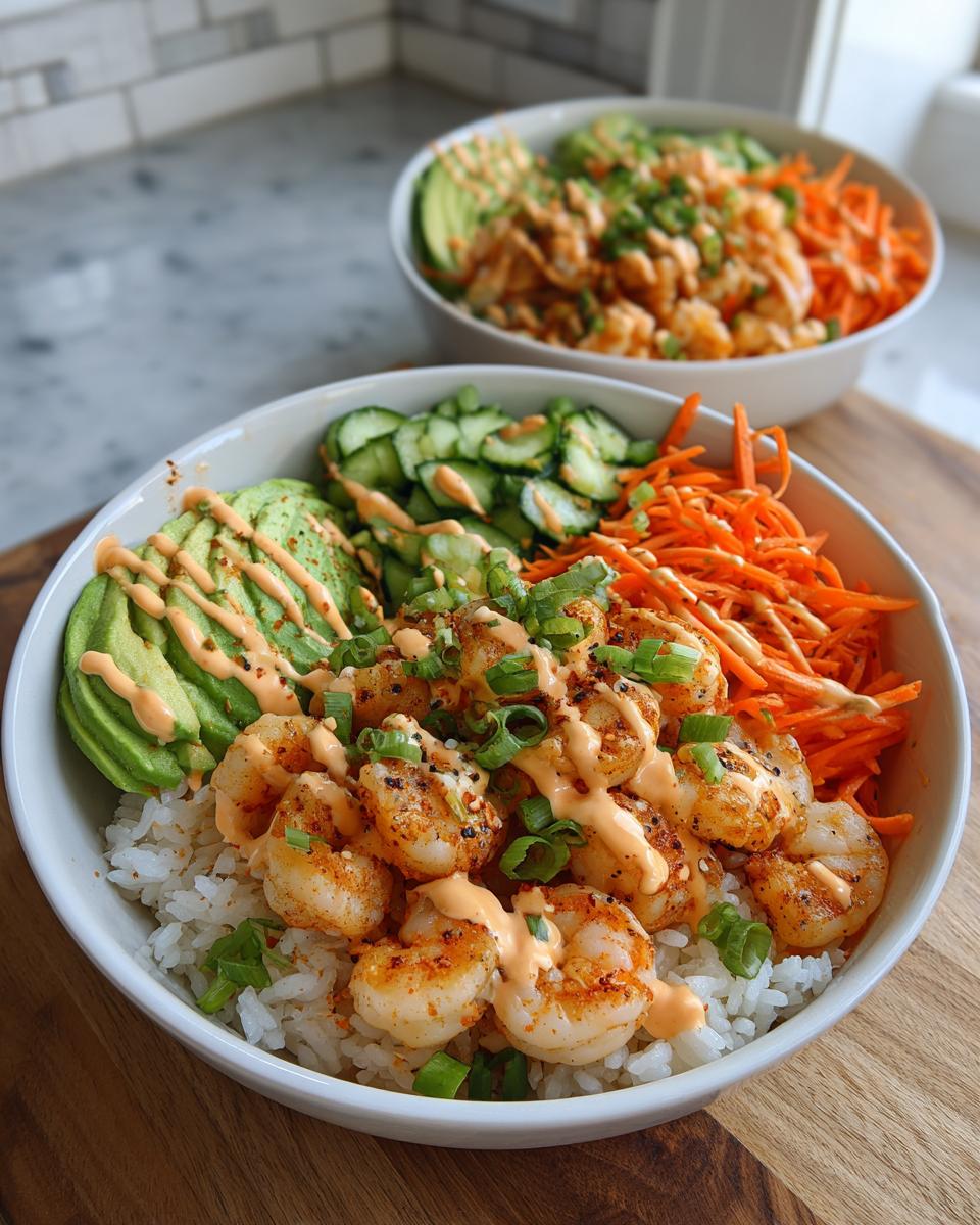 Shrimp Rice Bowls with Spicy Mayo - detail 2