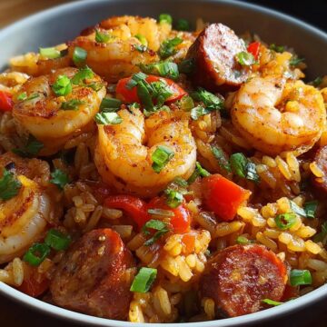 Shrimp Sausage Dirty Rice