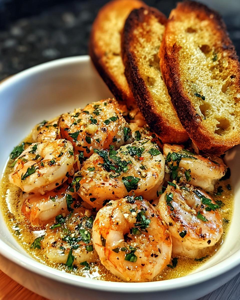 Shrimp Scampi Bowls with Garlic Bread - detail 2
