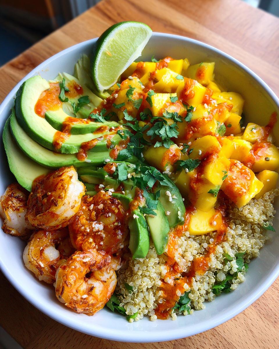Shrimp and Avocado Bowls - detail 1
