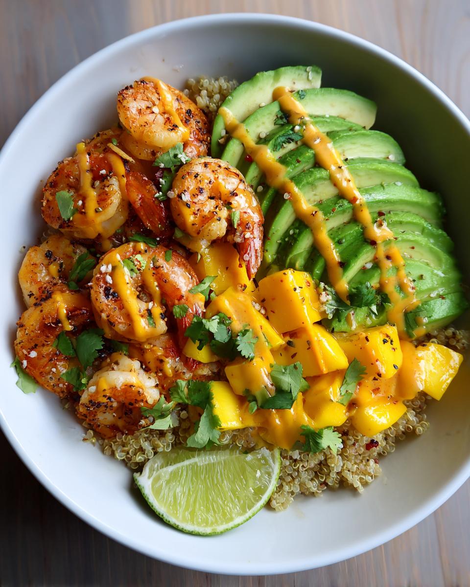 Shrimp and Avocado Bowls - detail 2