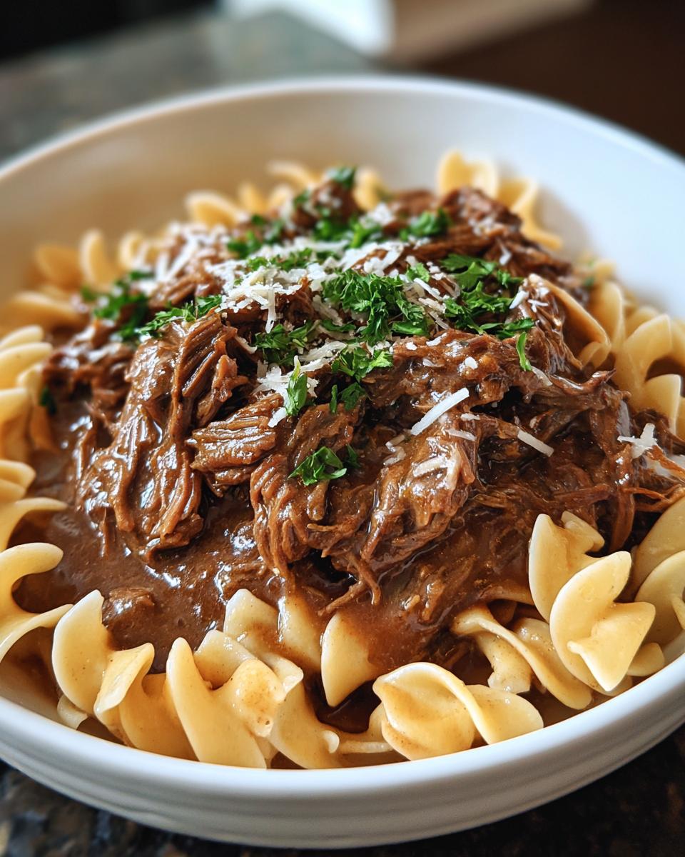 Slow Cooker Beef & Noodles - detail 1