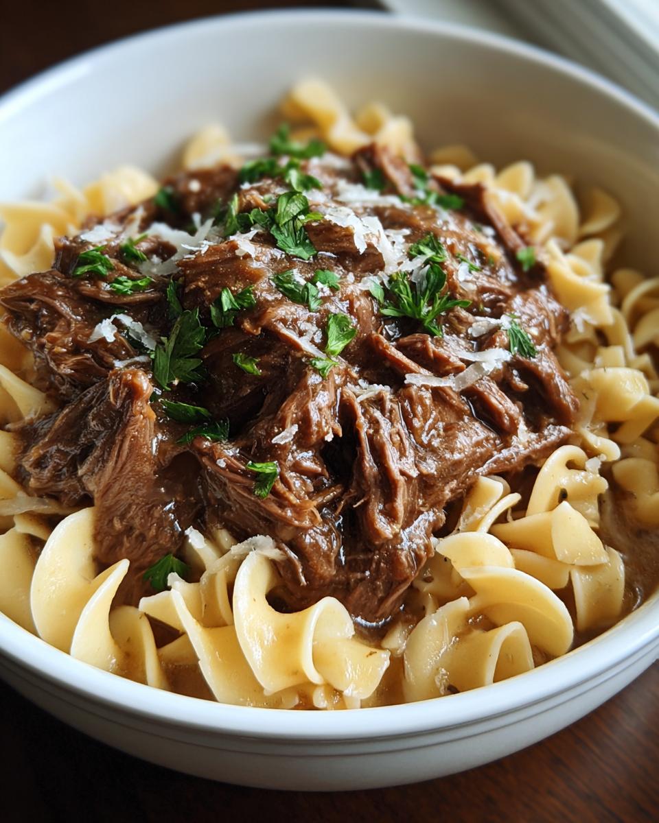 Slow Cooker Beef & Noodles - detail 2