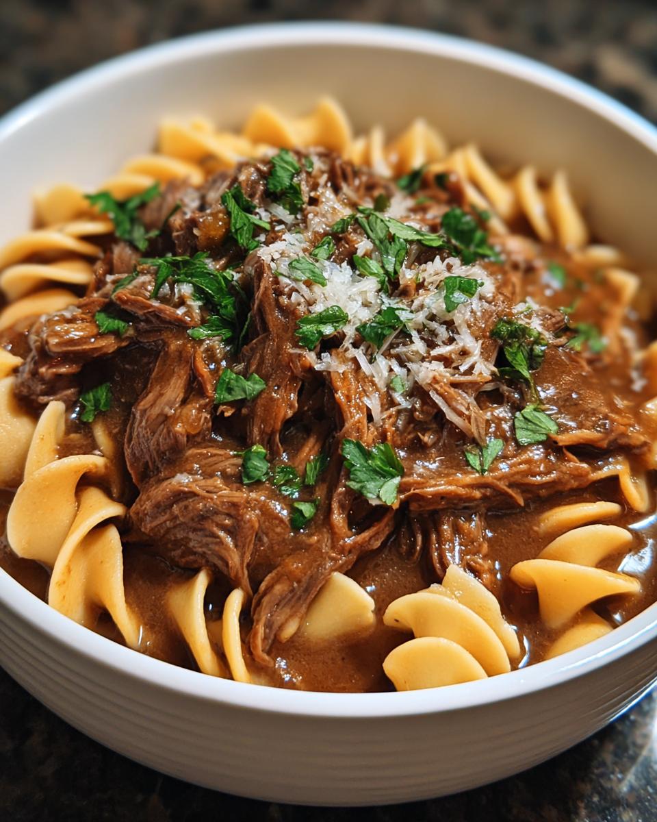 Slow Cooker Beef & Noodles - detail 2